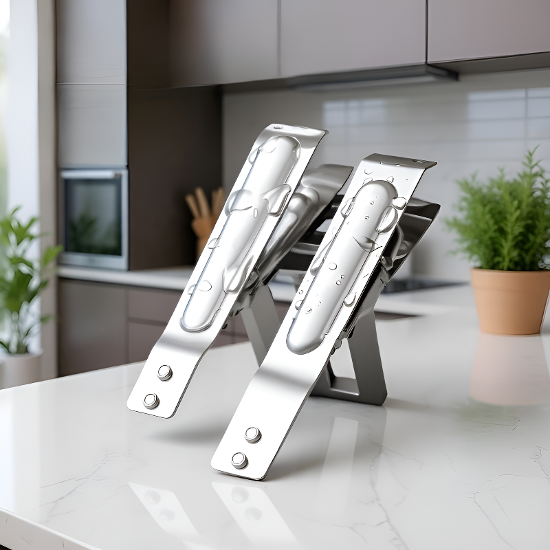 Stainless steel garlic peeler