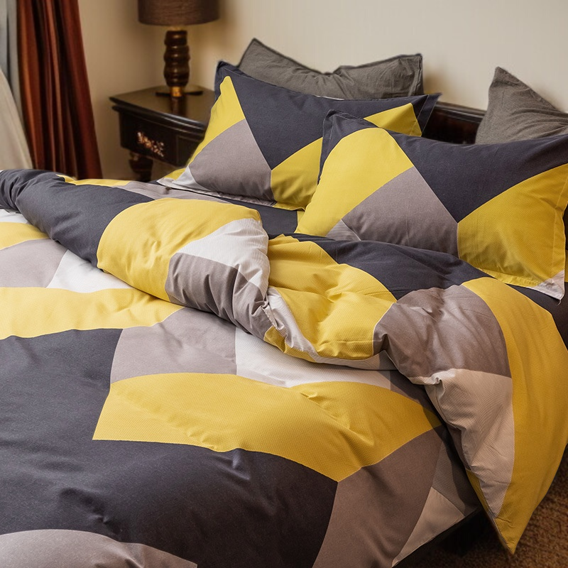 Autumn Quilt Cover Single Piece Three Piece Set Four Piece Set Student Dormitory Bedding