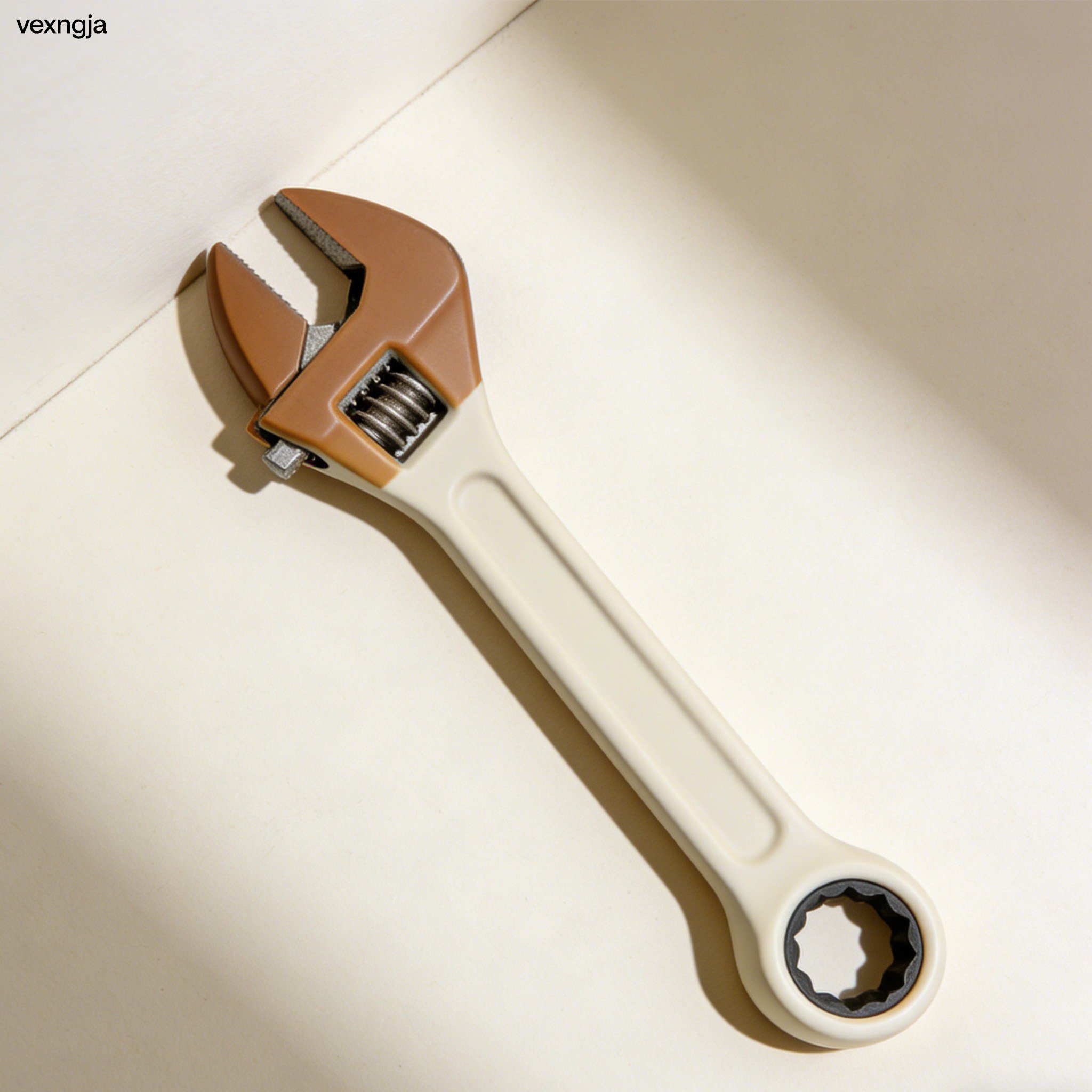 Durable steel adjustable wrench for home repairs