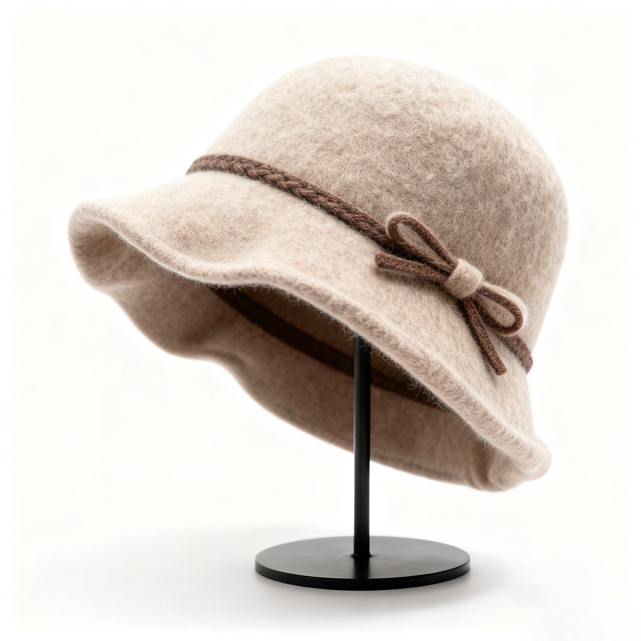 여성 리본 햇 패션 스타일링