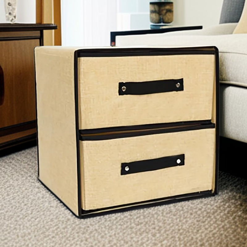 2-stöckiger Unterwäsche-Schubladen-Organizer, waschbar, platzsparend für BHs und Socken