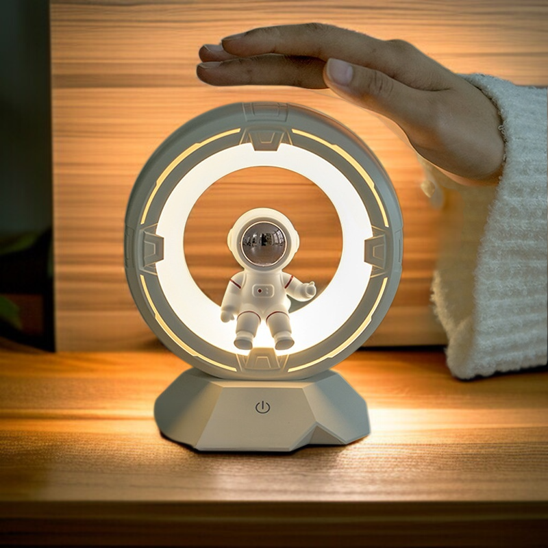 Creative Astronaut Shape Night Light Student Dormitory Ornament Rechargeable