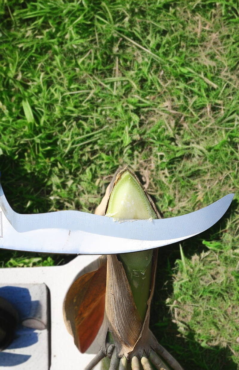 야외에서 사용하는 예초 도구