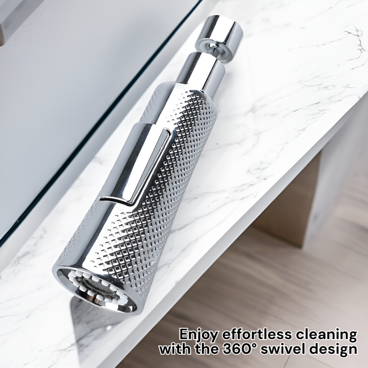 360° Swivel Pull-Out Kitchen Faucet Replacement Sprayer, Anti-Splash Booster Nozzle