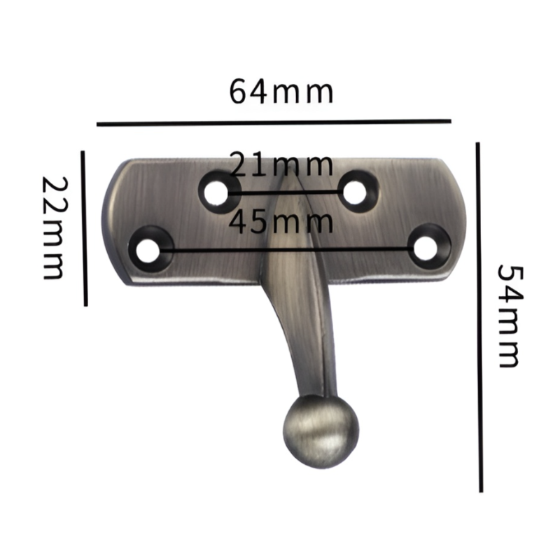 หัวเข็มขัดกันขโมยทำจากโลหะผสมสังกะสี