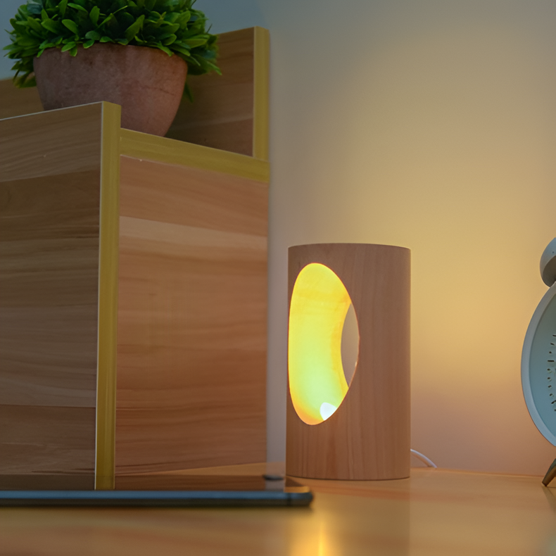 Solid Wood Smart Night Light