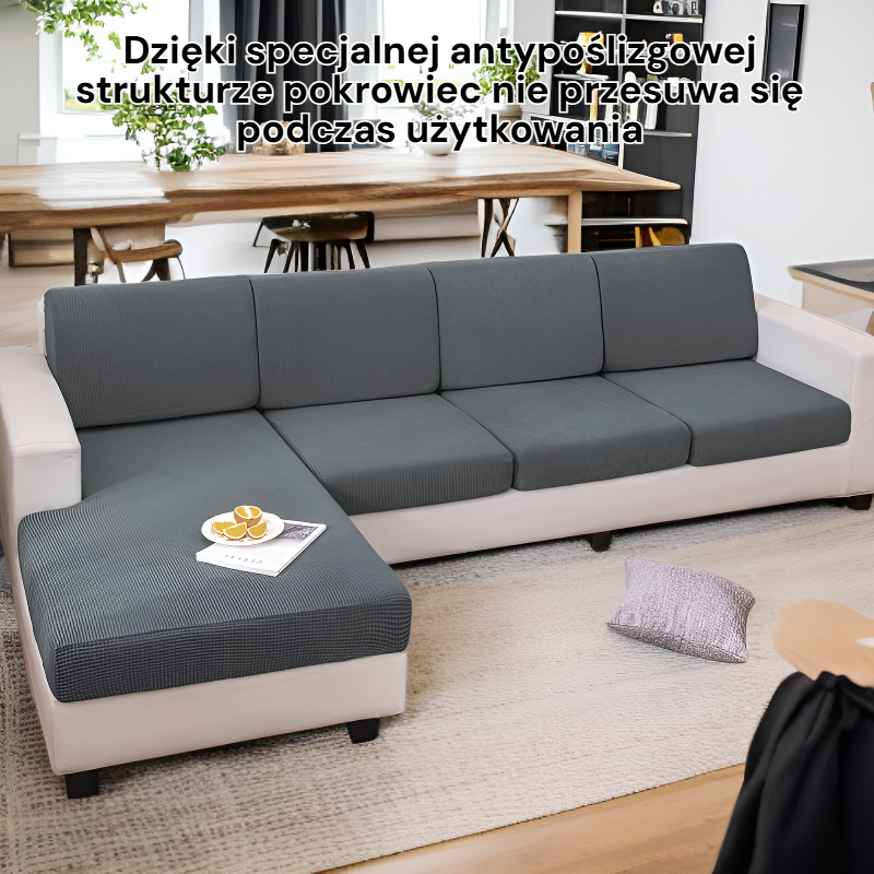 Pokrowiec antypoślizgowy na sofę do salonu