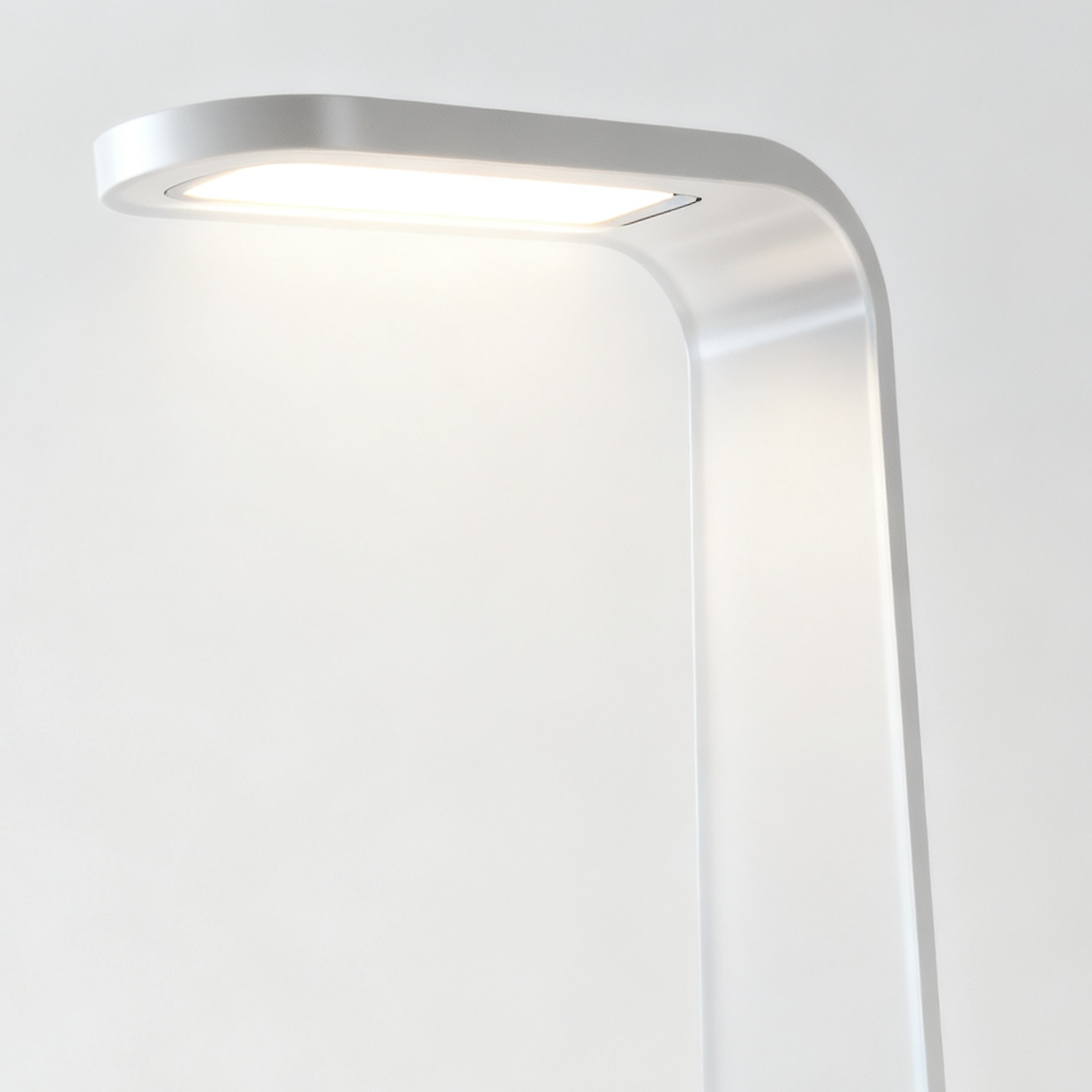 Lámpara de mesa decorativa blanca para proteger la vista