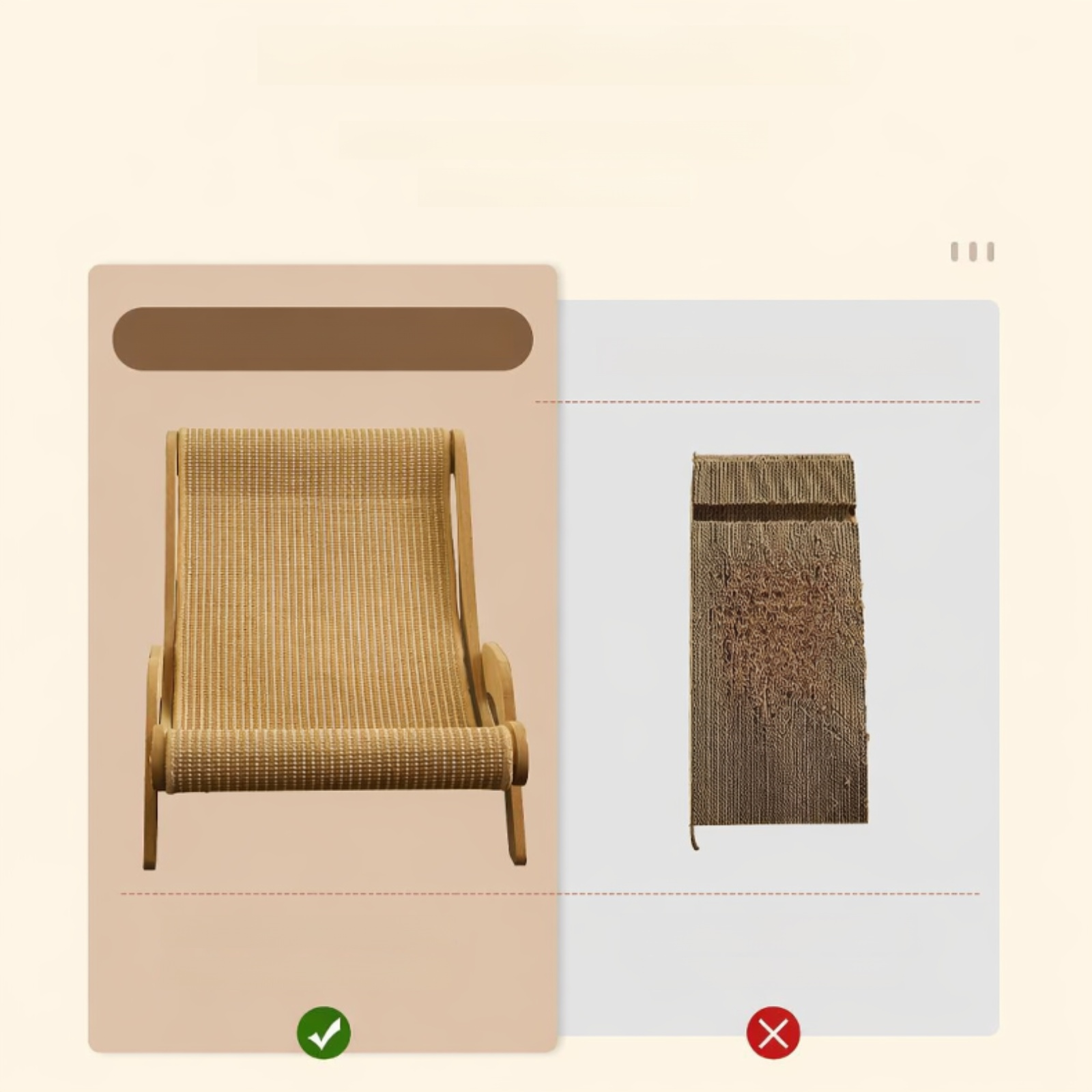 Durable Cat Scratcher Sofa Chair, All-Season Use