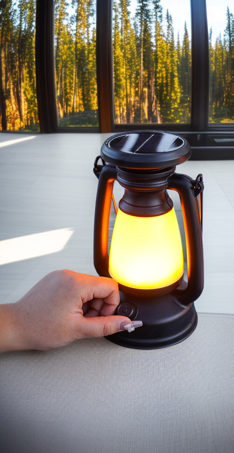 ヴィンテージ風キャンプランタンのディテール