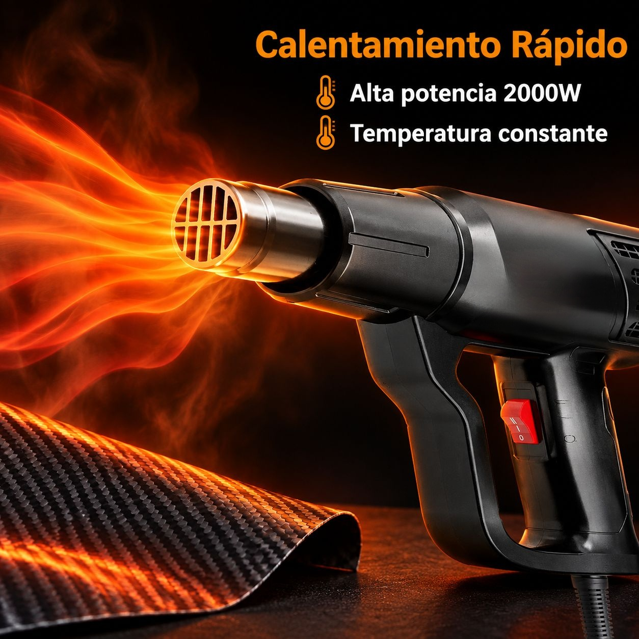 Herramienta multifunción de pistola de calor para soldadura
