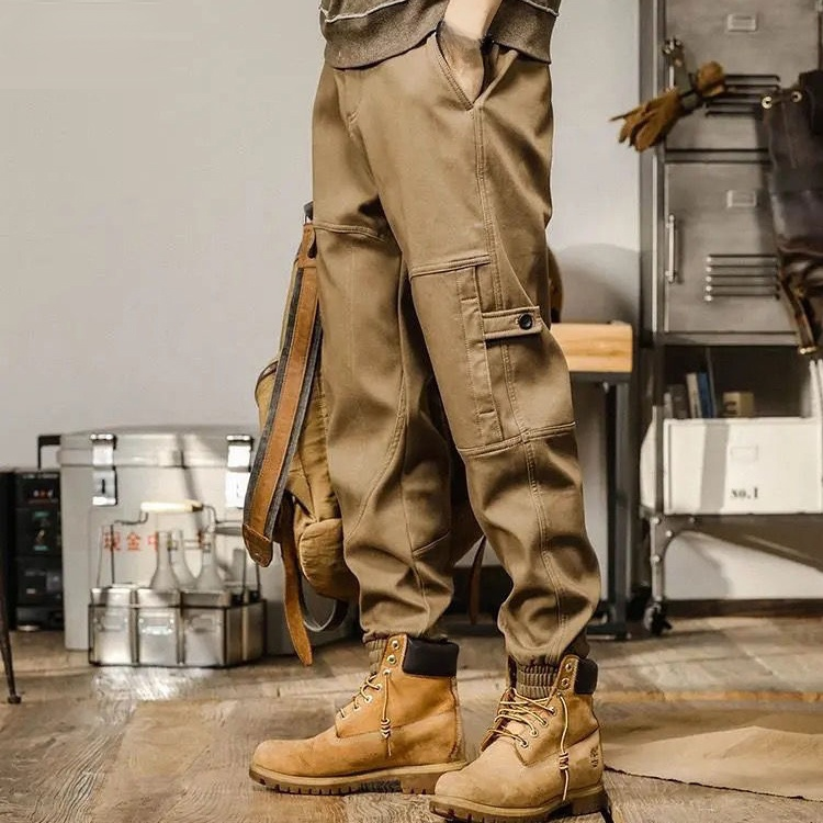 【メンズカーゴパンツ】ひんやり、高耐久、通気、快適、カッコイイ