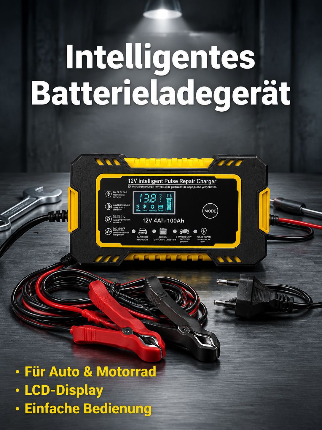Intelligentes Autobatterieladegerät