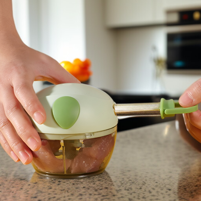 Picadora de ajo portátil y mini para el hogar