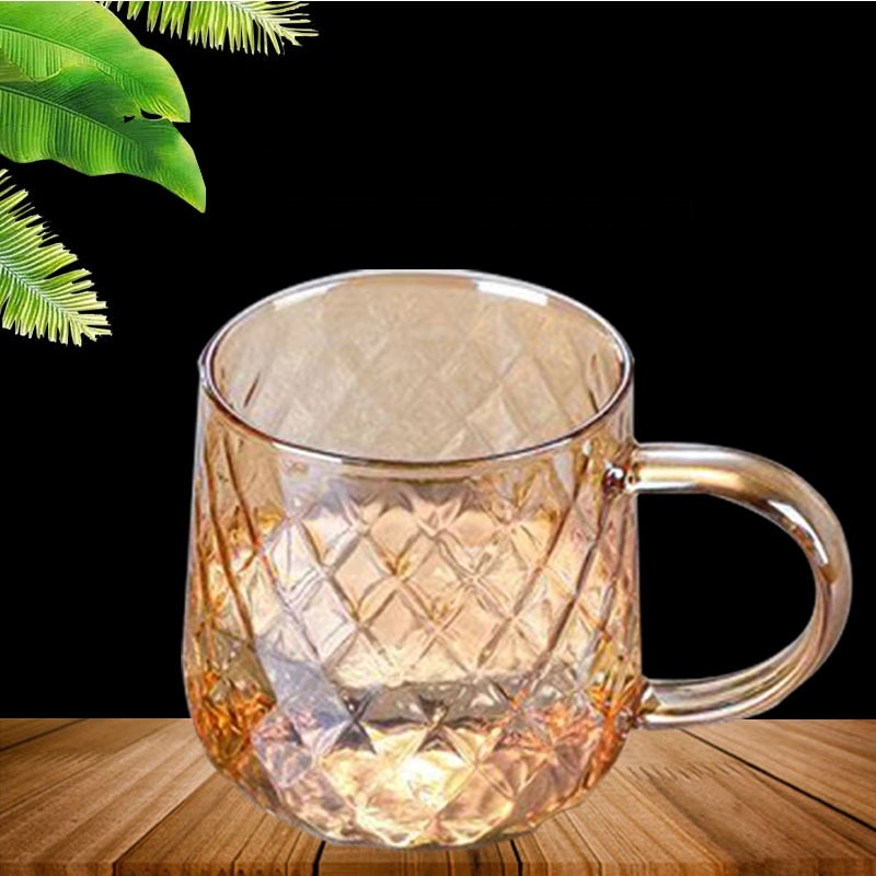 Heat-resistant glass water cup