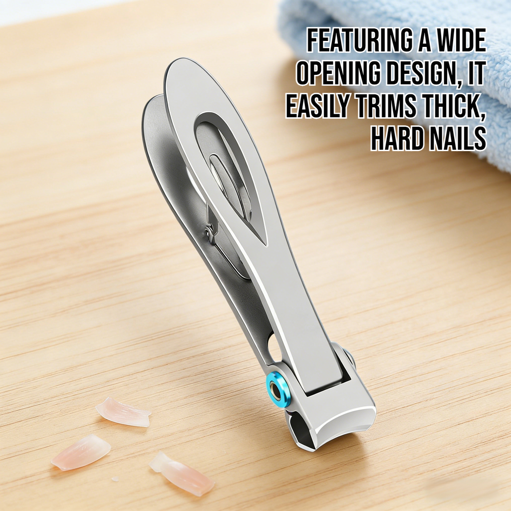 Portable Large Opening Nail Clipper Set