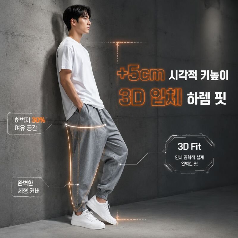 봄 신상 남성 루즈핏 슬림 하렘 팬츠 트렌디 남성복