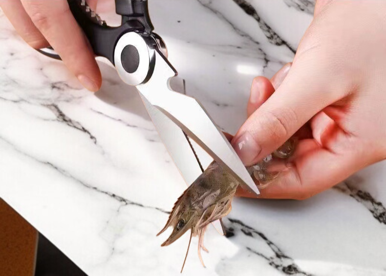 인체공학적 손잡이 닭뼈 가위