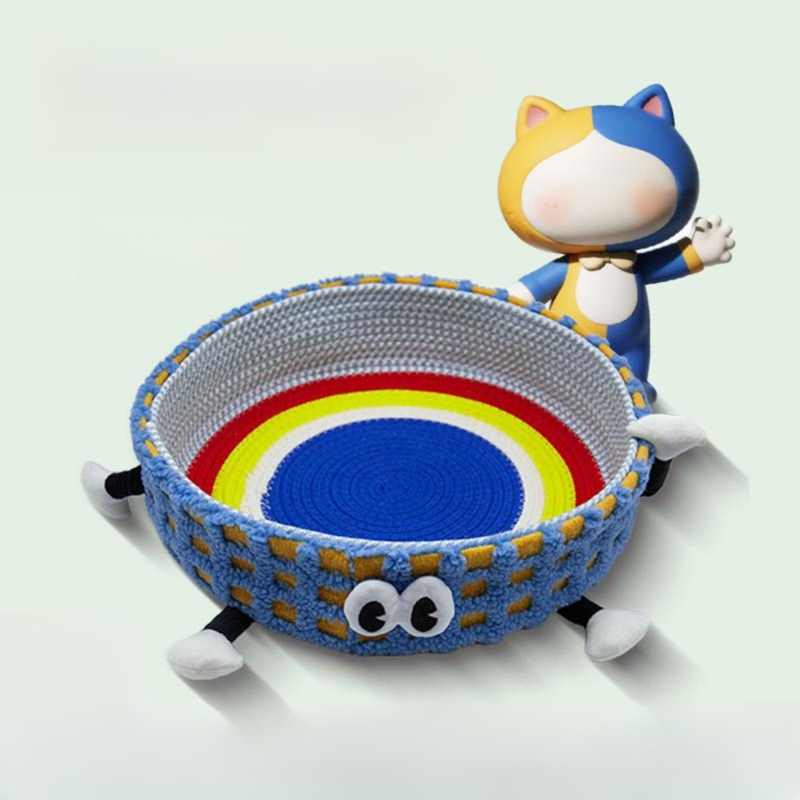 Griffoir en corde de coton pour chat, adapté à toutes les saisons