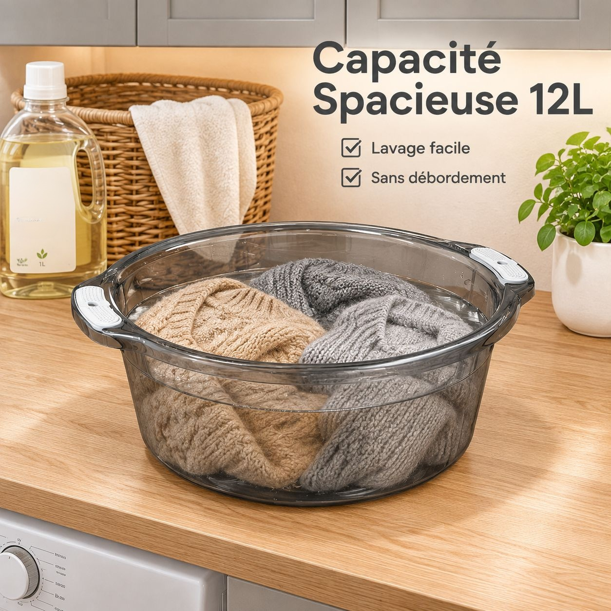 Grand bassin rond pour usage domestique