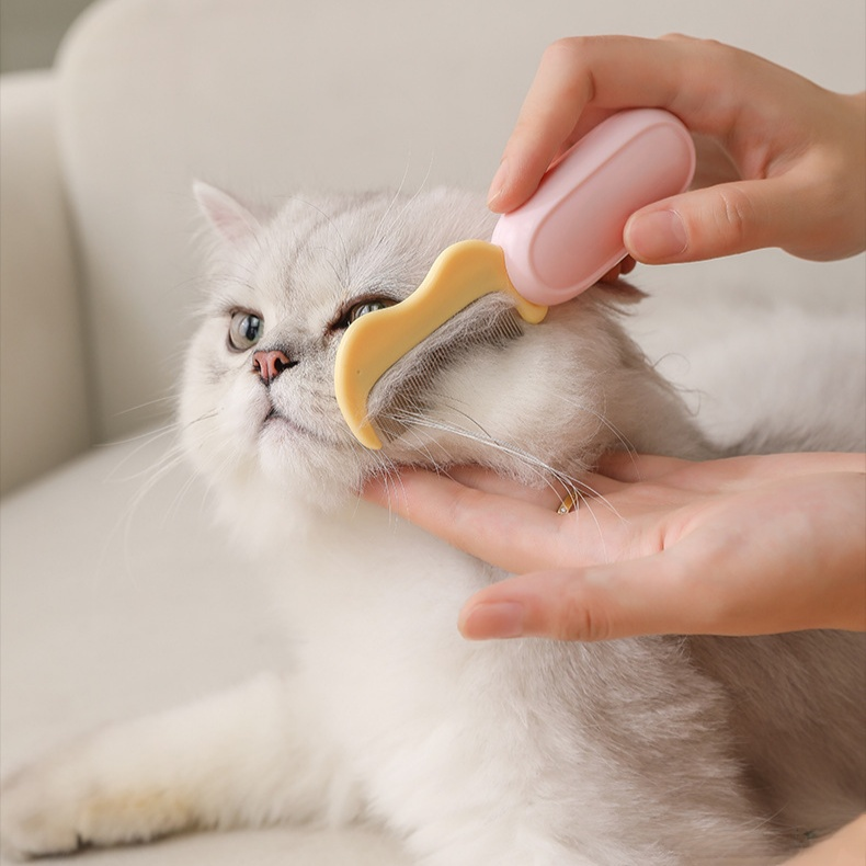 寵物小型面部梳 折疊去淚痕開結排梳 狗狗專用清理神器