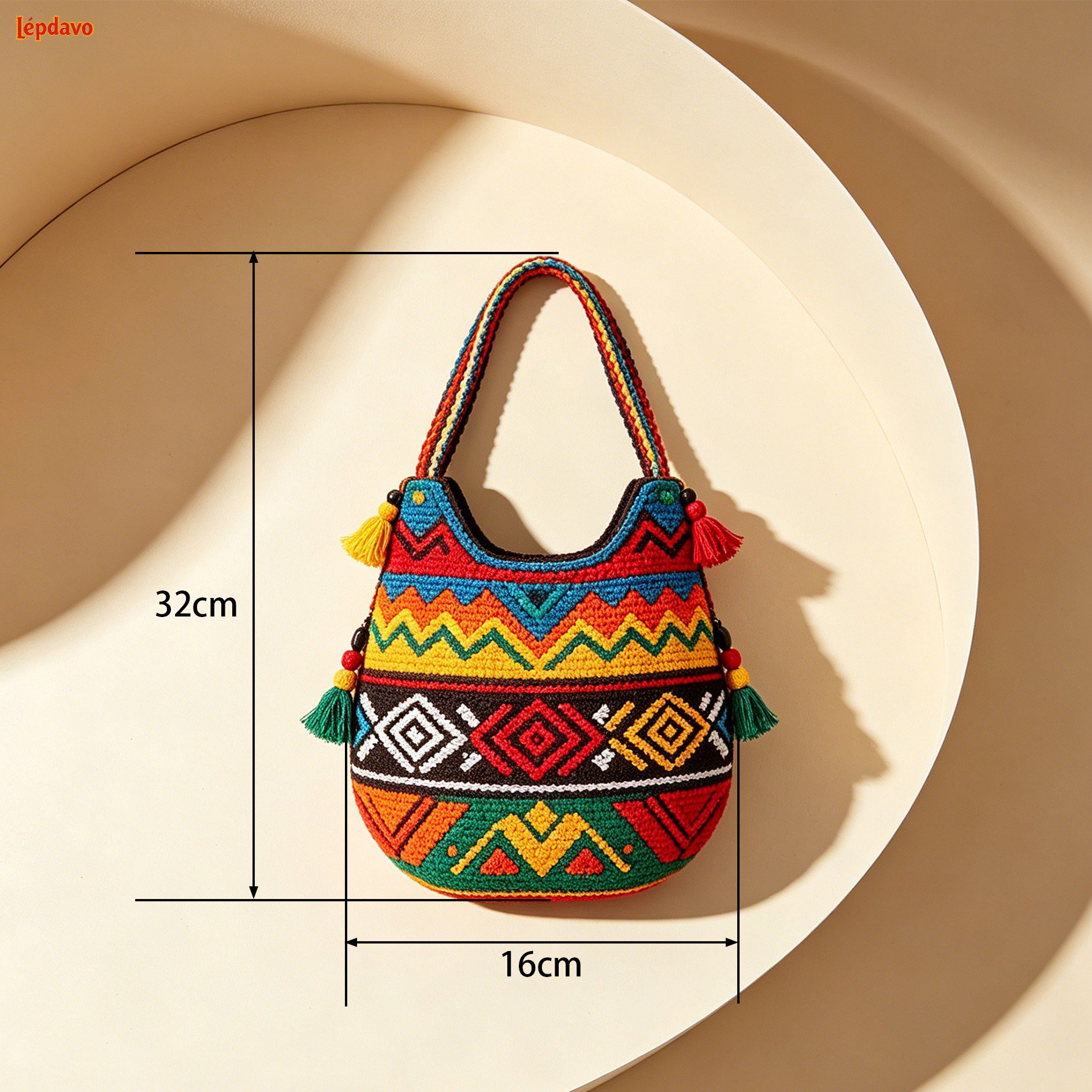 Detalle del material de la bolsa de almacenamiento de tela