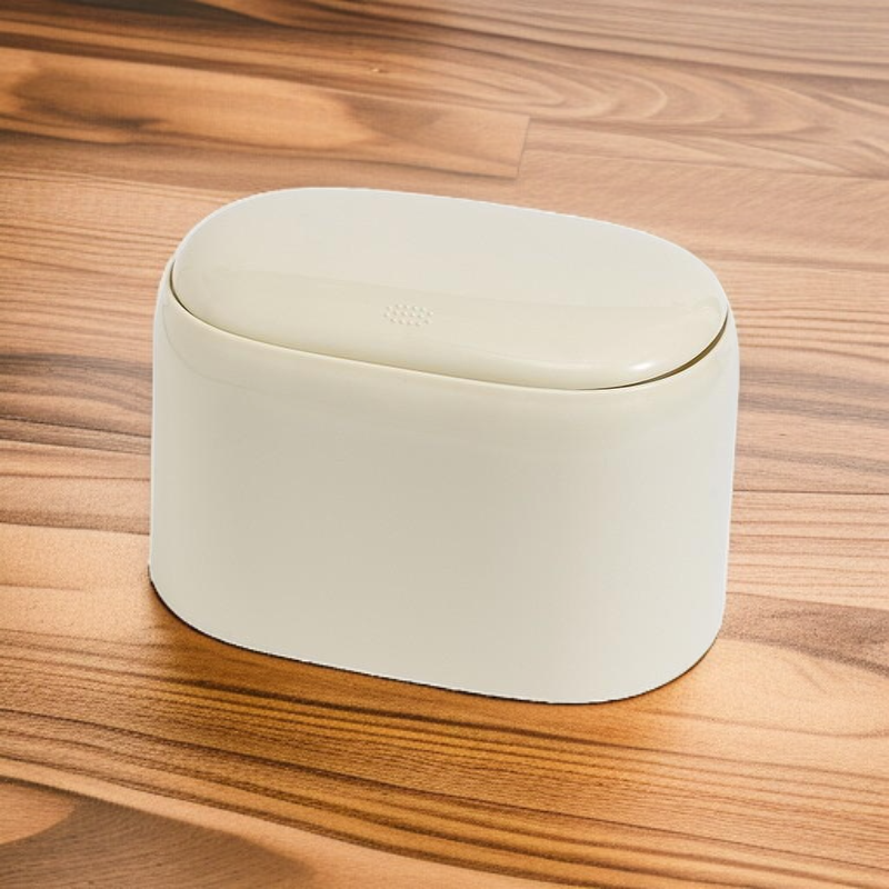 뚜껑이 있는 쓰레기통