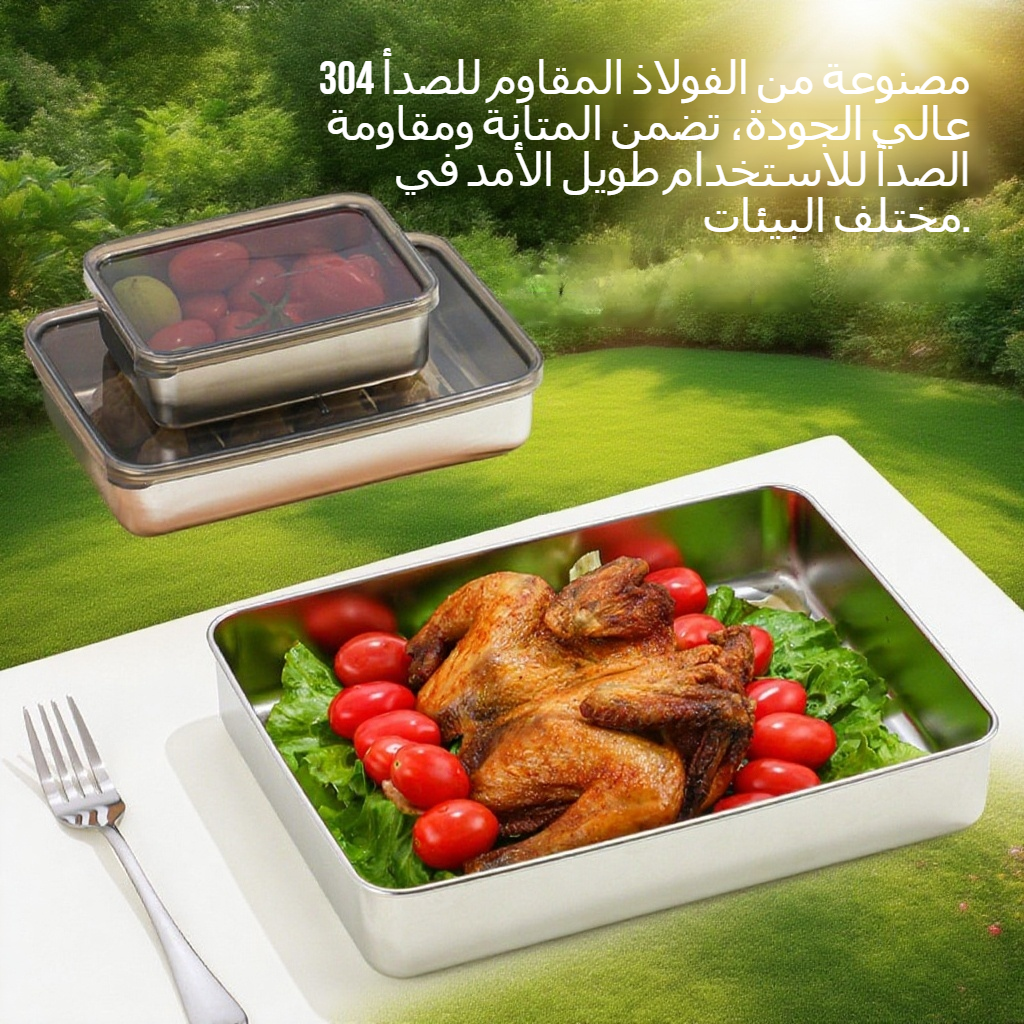 سميكة الفولاذ المقاوم للصدأ 304 حالة جديدة لحفظ