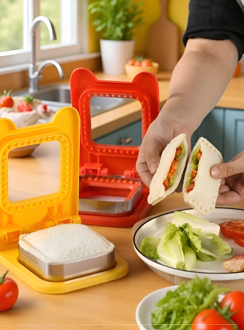 パンを挟んだサンドイッチ型のクローズアップ