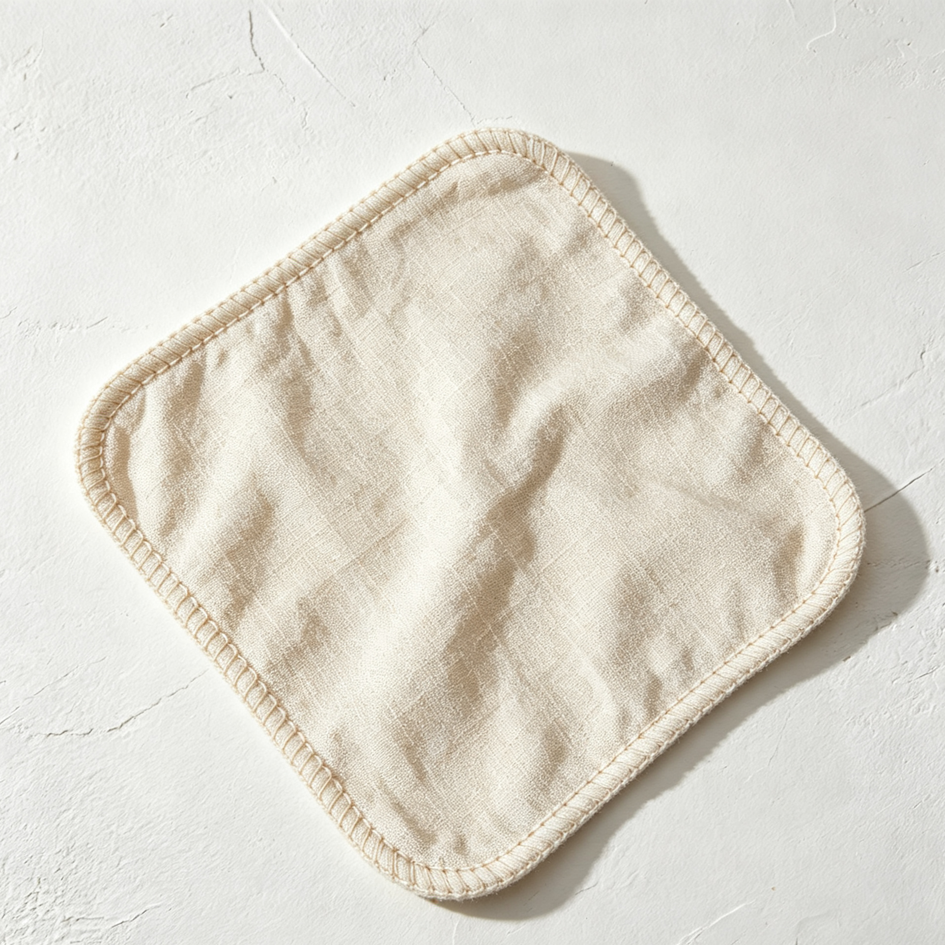 Close-up texture of linen cleaning towel fabric
