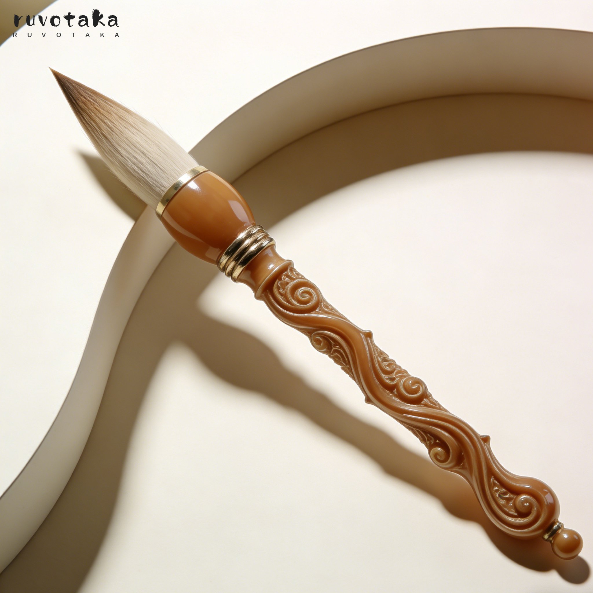 พู่กันจีนสำหรับเขียนหนังสือและวาดภาพ