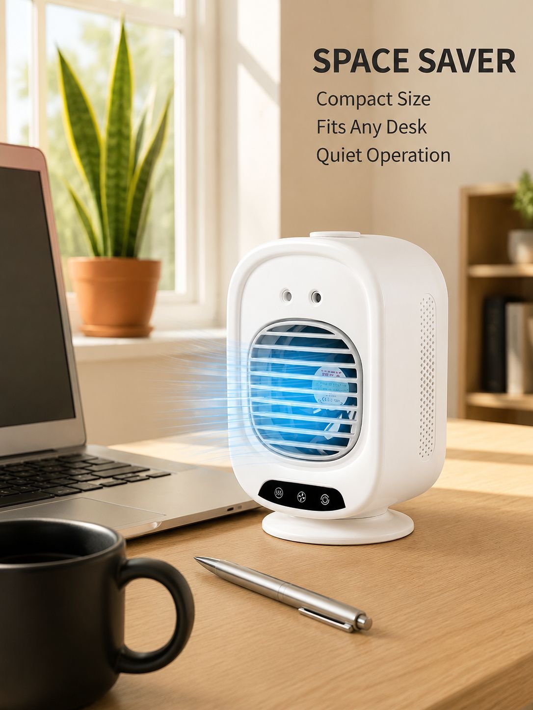 Desktop USB Mini Portable Air Conditioner Fan