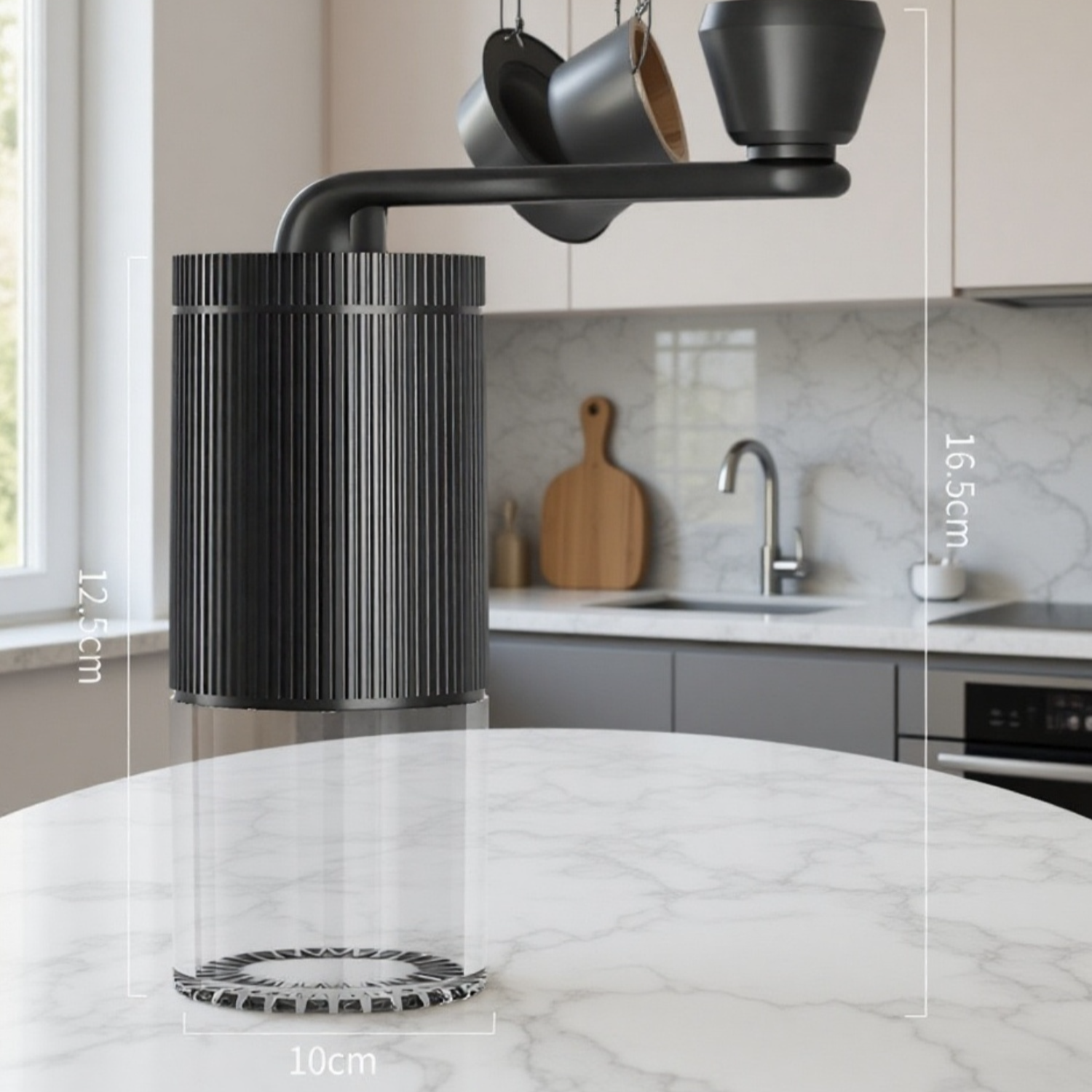 調節可能な手動コーヒーミル 洗いやすい コーヒーグラインダー 携帯用粉砕器