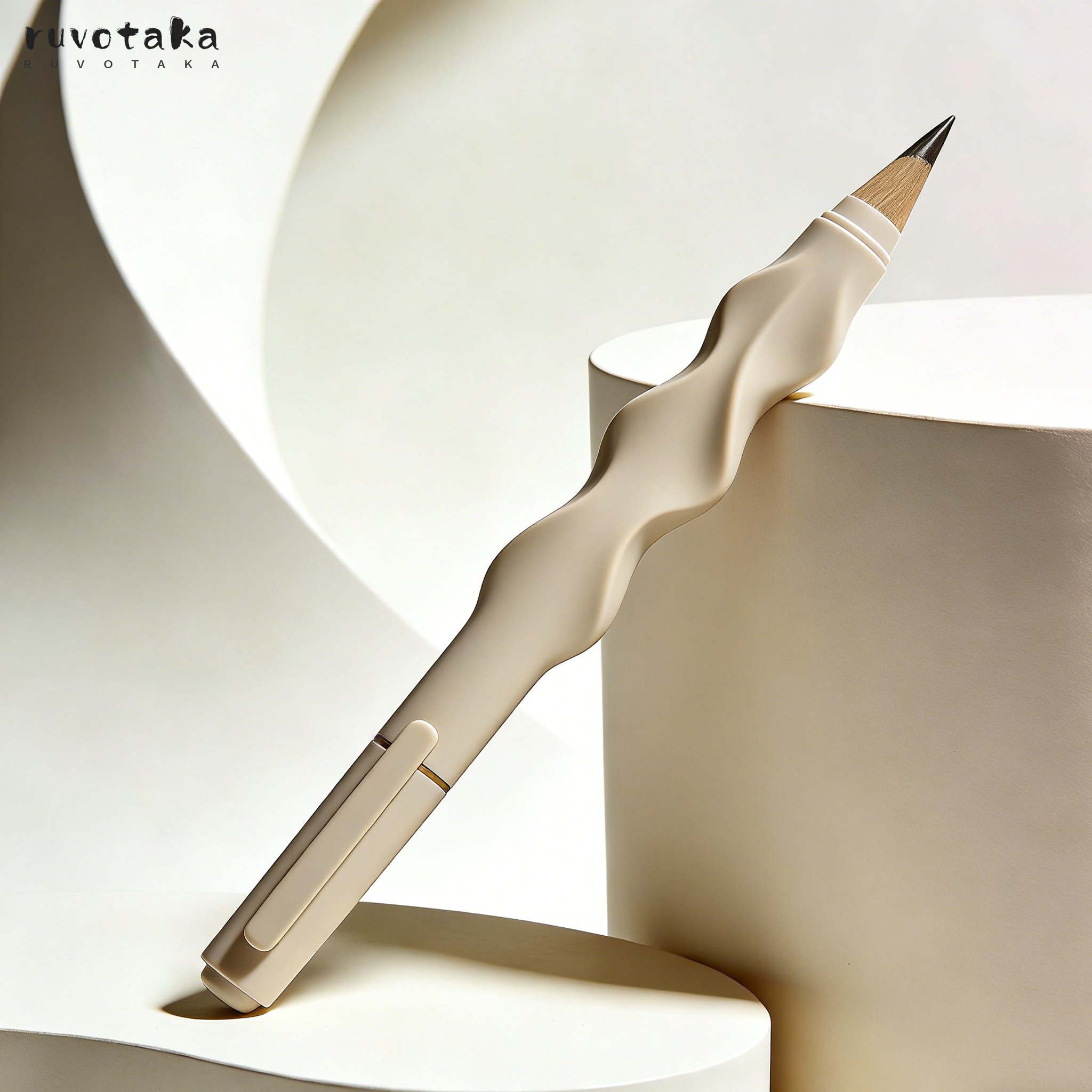 ปากกาเมจิกกันน้ำเขียนบนกระดาษ