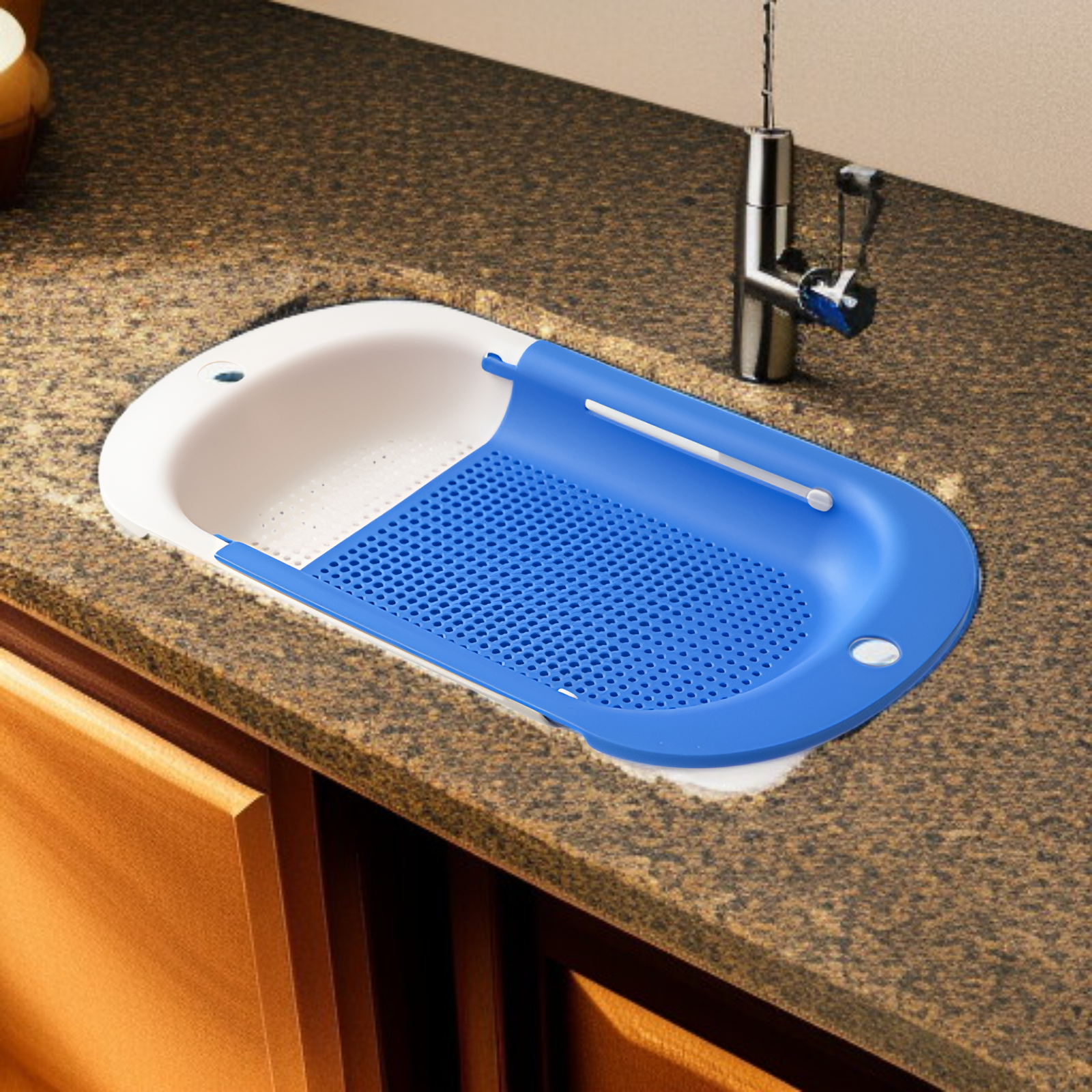 ドーパミン 引き込み式排水バスケット キッチンシンク排水ラック 果物と野菜フィルターバスケット アーティファクト