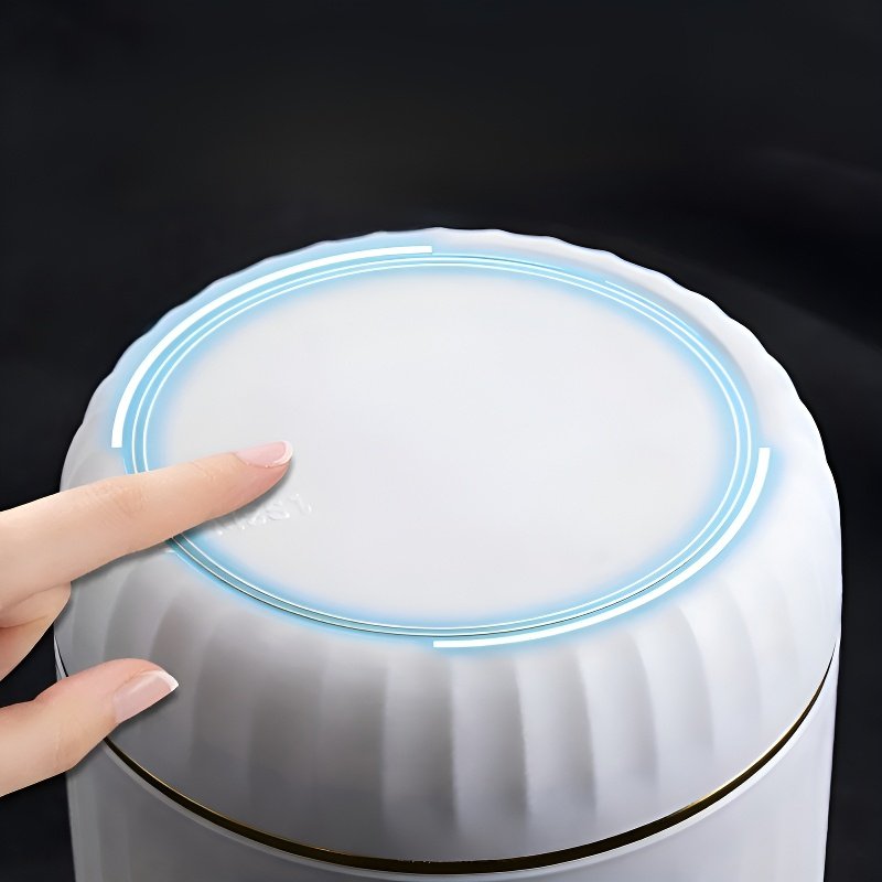 Small Desktop Push Trash Can
