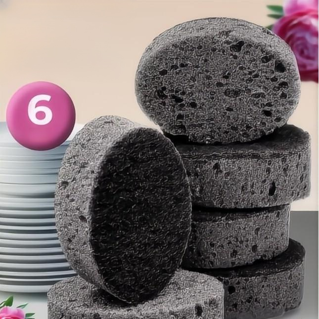 黑海藻綿海綿廚房不易沾油洗碗擦