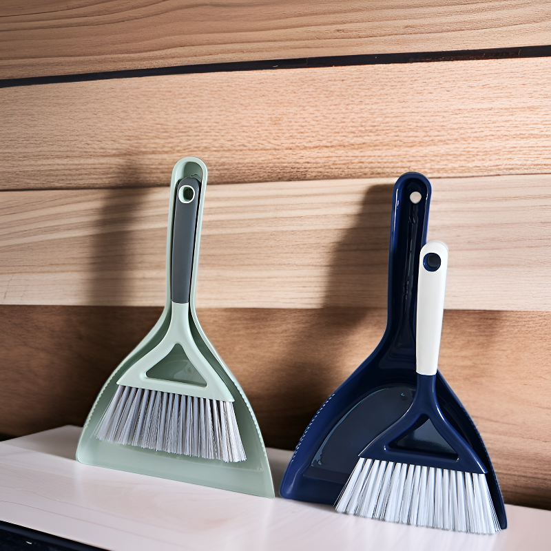 가정용 미니 빗자루와 쓰레받기 세트