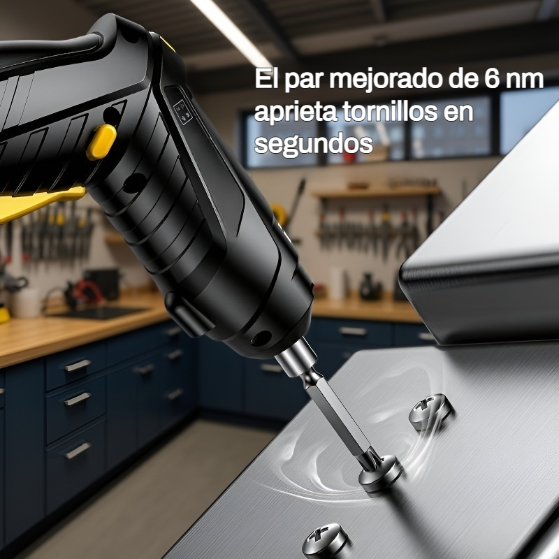 Destornillador eléctrico portátil para el hogar