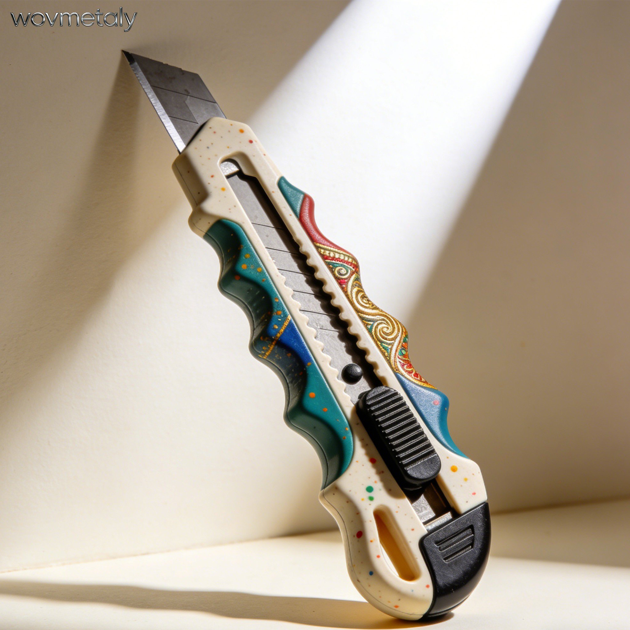 มีดอเนกประสงค์แบบล็อคตัวเองด้วยการกดเบาๆ (แพ็ค 10 ชิ้น)