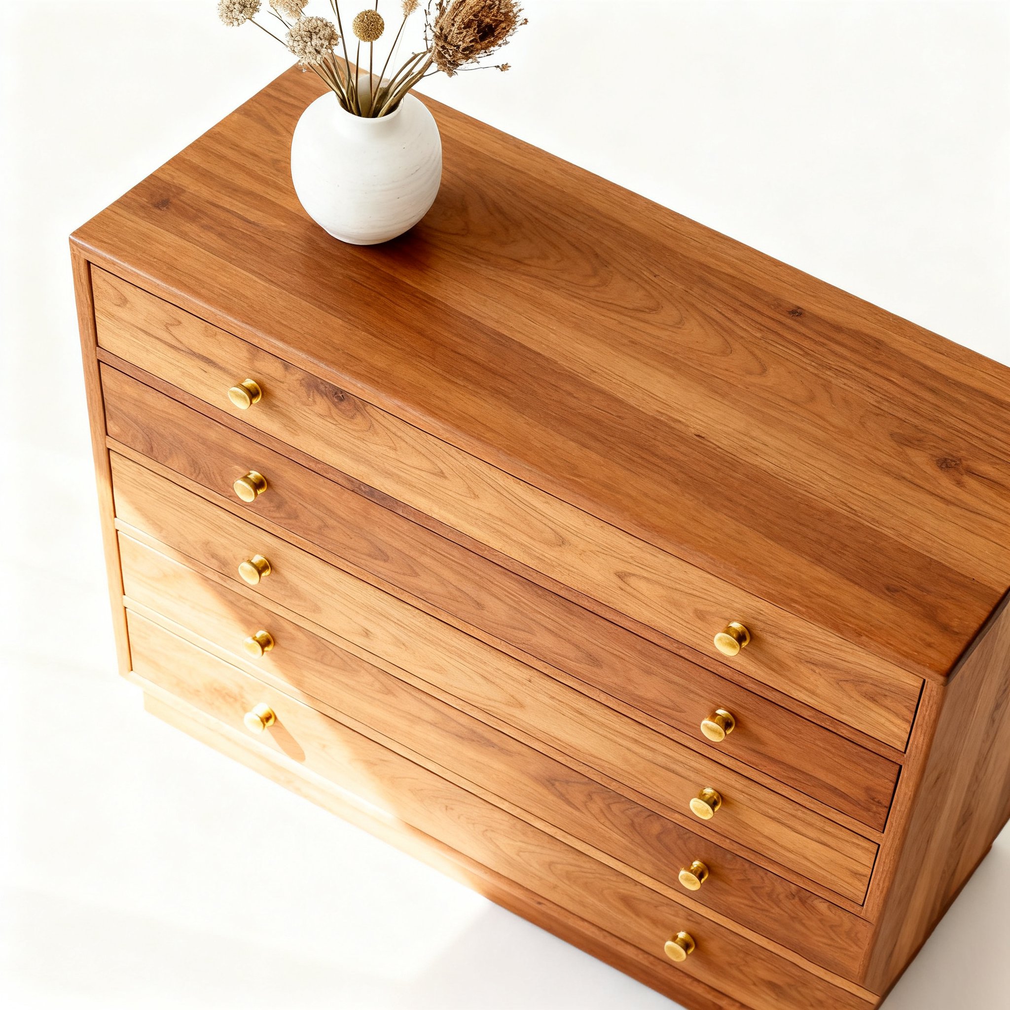 Gabinete de almacenamiento de madera maciza