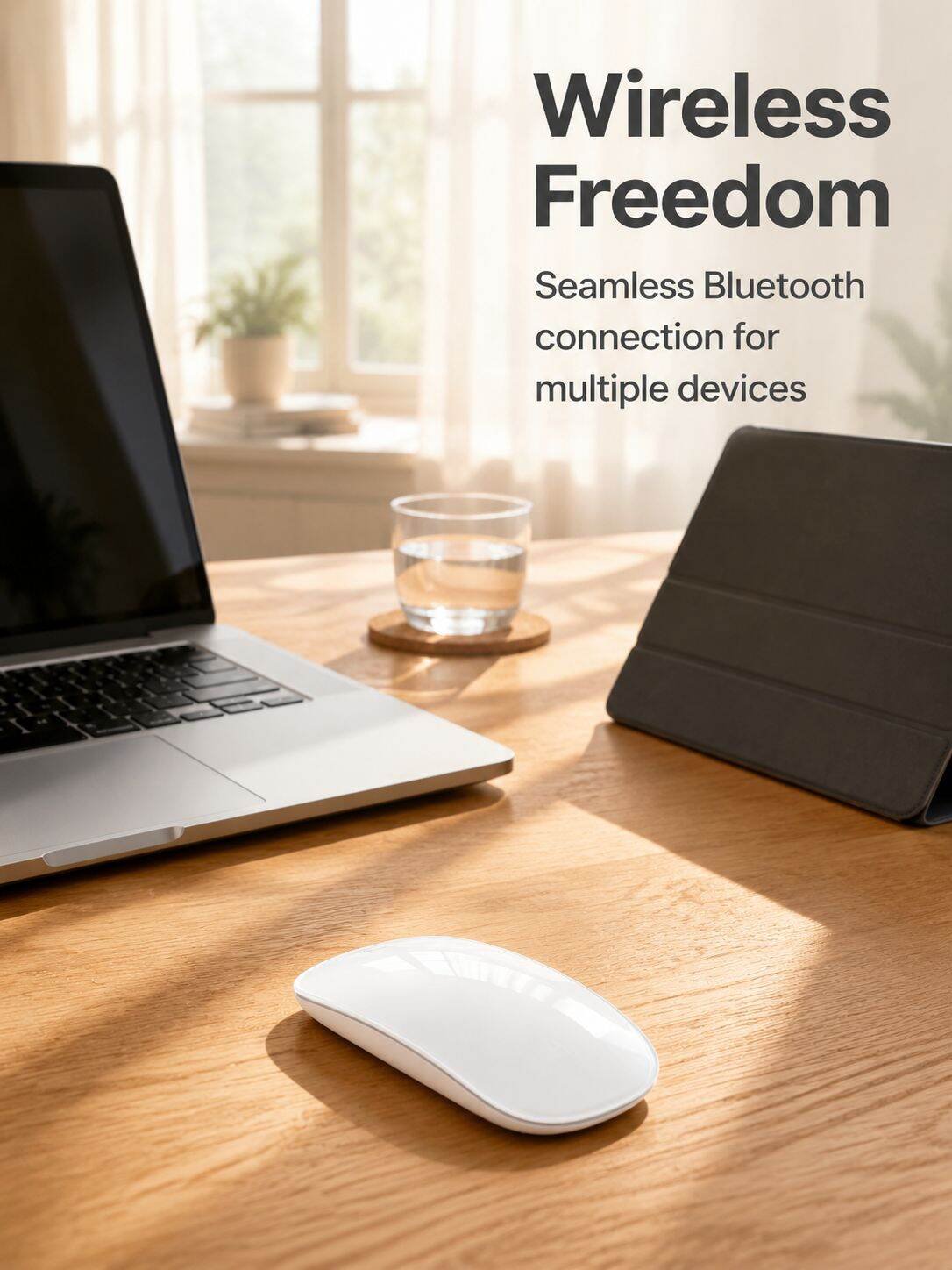 Bluetooth Silent Rechargeable Wireless Office Mouse