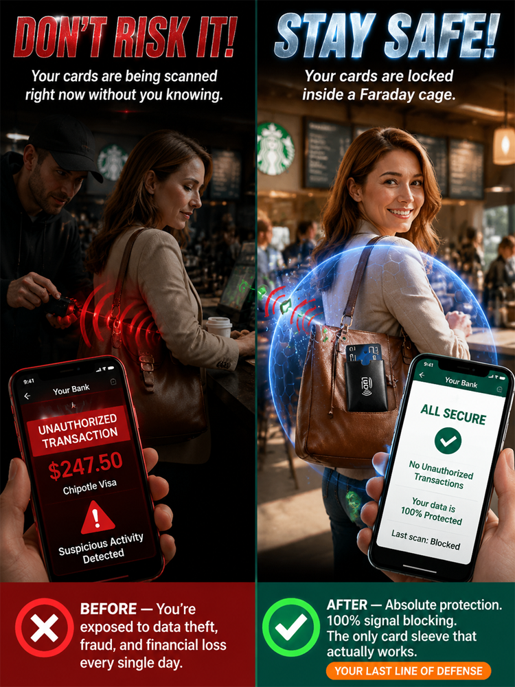 Anti-degaussing and anti-theft cardholder