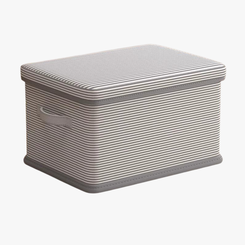 Haushalt Aufbewahrungsbox mit Deckel, Schichtkorb für Kleidung im Kleiderschrank