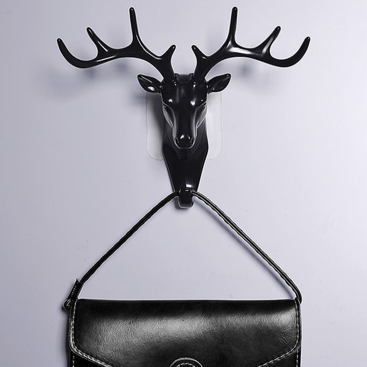 Deer head seamless hook three-dimensional wall hanging