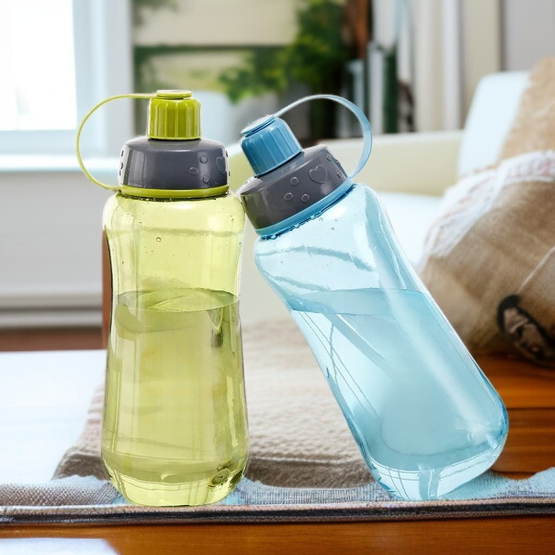 كوب شاي بلاستيكي بسعة كبيرة 1500 مل مع مصفاة، كوب رياضي محمول