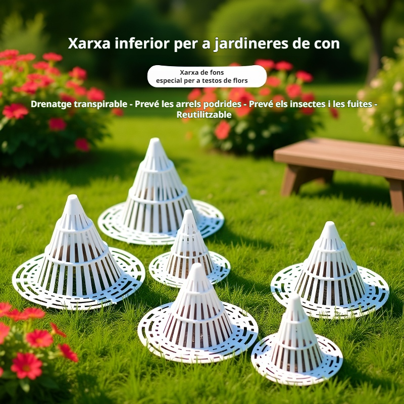 Coixinet cònic transpirable per a tests, evita la podridura de les arrels