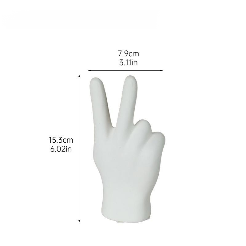 손 모양의 보석 보관 장식품