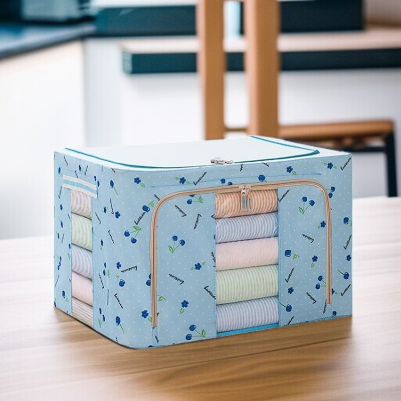 가정용 수납함 접이식 백납장 의류 정리함 이불 수납함 가정용 옷장 수납