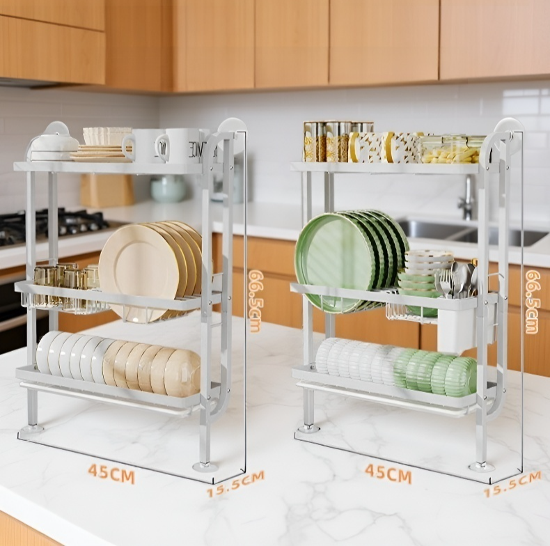 Łatwy montaż wieszaka na naczynia kuchenne